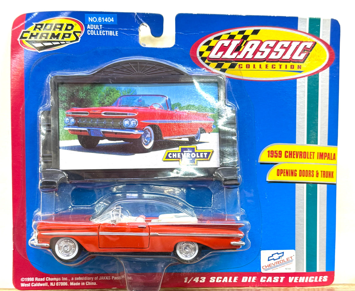 1959 Chevrolet Impala, 1/43 Opening Doors & Trunk – J-BarHobbies