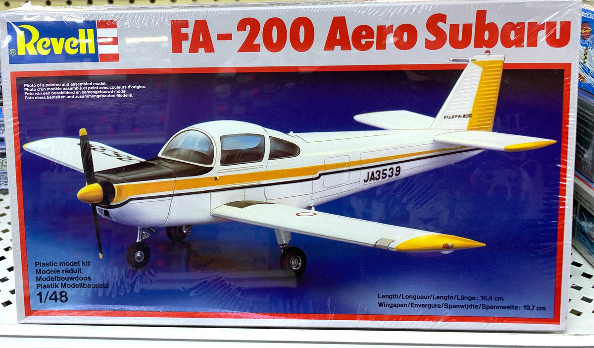 新品未使用品AERO SUBARU FUJIFILM PA-800 1/48 FA-200 Aero Subaru 1/48 1982 ISSUE – J-BarHobbies