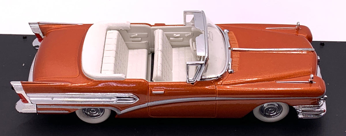 1958 BUICK SPECIAL CONVERTIBLE ORANGE 1/43 – J-BarHobbies