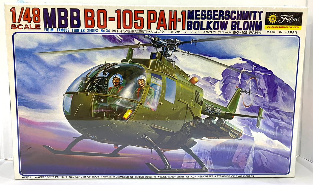MBB BO-105 PAH-1 Messerschmitt Bolkow Blohm  1/48 1980 ISSUE