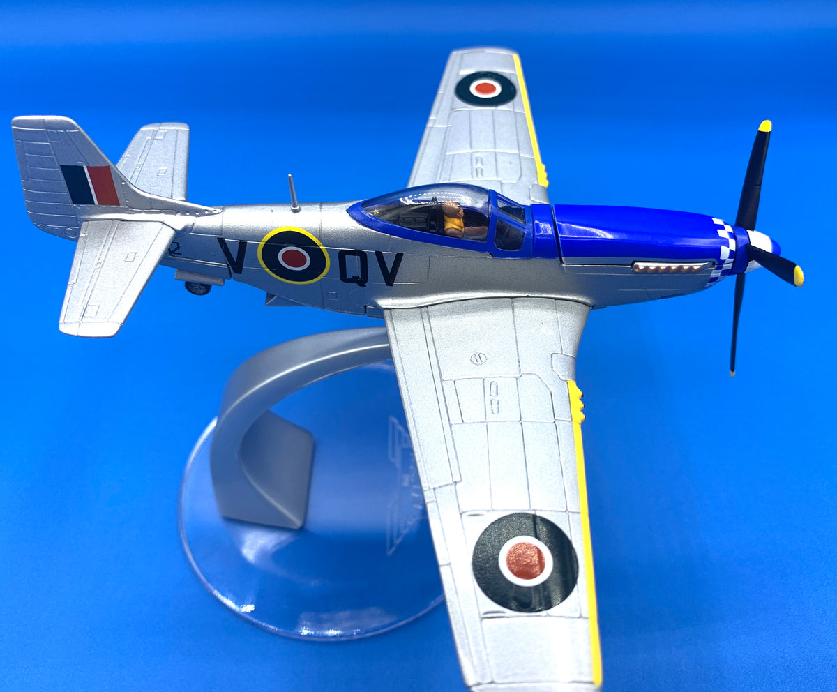 Avion Miniature Corgi Diecast - P-51D Mustang, Envergure 14cm, Réf 1306