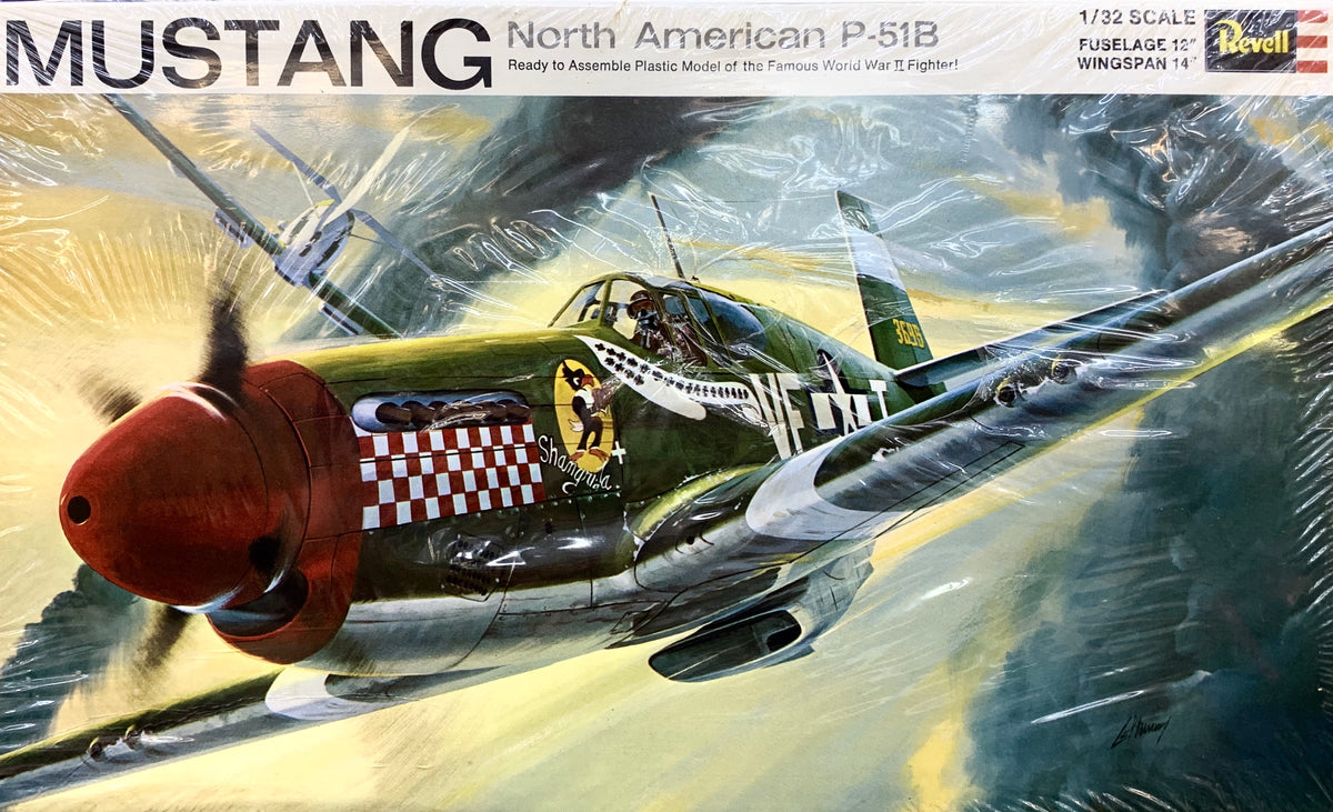 Mustang North American P-51B ' Shangri-La' 1/32 Initial 1969