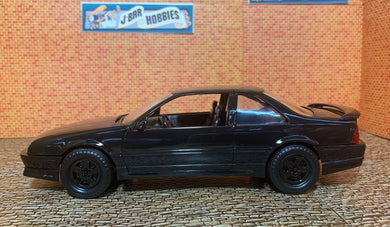 1991 Beratta GTZ, Black 1/25 Dealership Promo, Fully Assembled