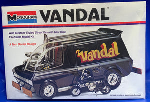 Tom Daniel's Vandal Wild Custom-Styled Street Van with Mini Bike 1/24 1996 issue