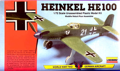 Heinkel HE100  1/72 Scale  1990 Issue