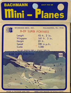 Bachmann Mini Planes #68 B-29 Super Fortress #68 1/380