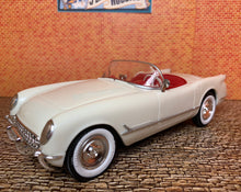 Load image into Gallery viewer, 1953 Corvette Convertible in Polo White 1/25