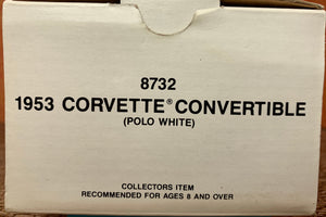 1953 Corvette Convertible in Polo White 1/25