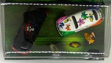 Load image into Gallery viewer, Forever Jerry - Grateful Dead Diorama - 1965 VW Beetle & 1965 VW Samba Bus
