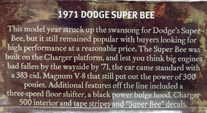 1971 Dodge Super Bee 1/64