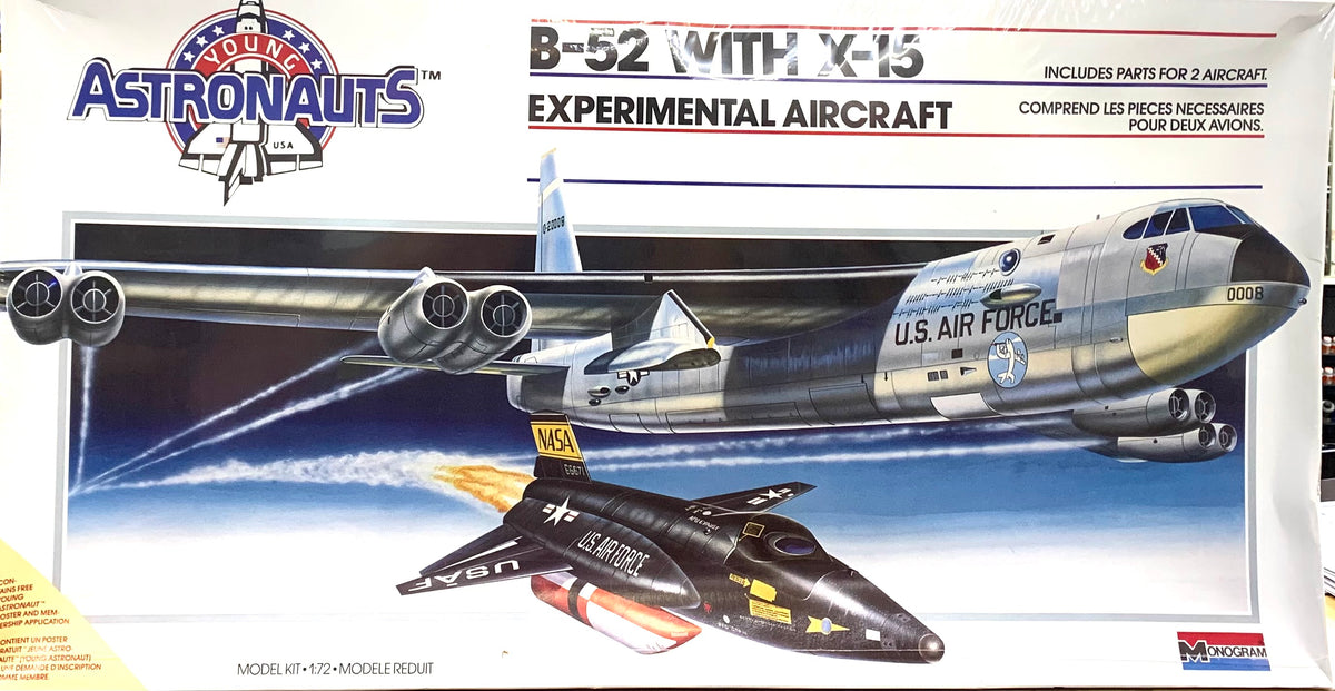 B-52 with X-15 Experimental Aircraft, 1/72 1987 Issue – J