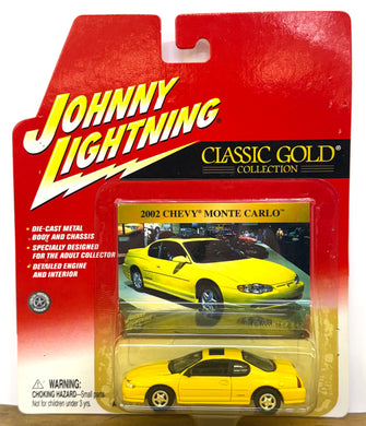 2002 Chevy Monte Carlo Johnny Lightning Classic Gold 404-15