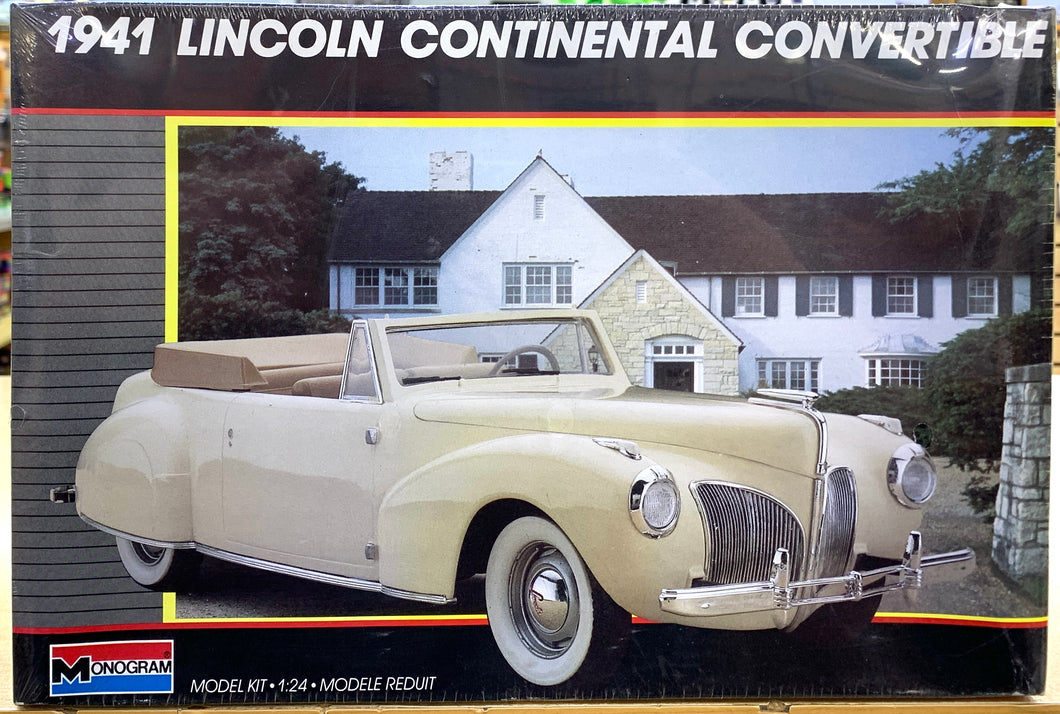 1941 Lincoln Continental Convertible, 1/24 1988 ISSUE