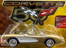 Load image into Gallery viewer, 1957 Corvette Convertible by Racing Champions 50th Corvette Anniversary Collection 1/64