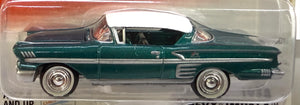 1958 Chevy Impala, (Green) 1/64 Johnny Lightning "American Chrome"