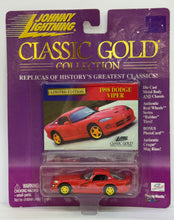 Load image into Gallery viewer, 1998 Dodge Viper 1/63 Johnny Lightning Classic Gold Collection