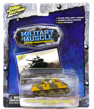 Load image into Gallery viewer, WWII M4A3 SHERMAN TANK 1/100 Johnny Lightning "Military Muscle"