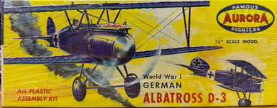 World War I German Albatros D.3, 1/48 1960 ISSUE
