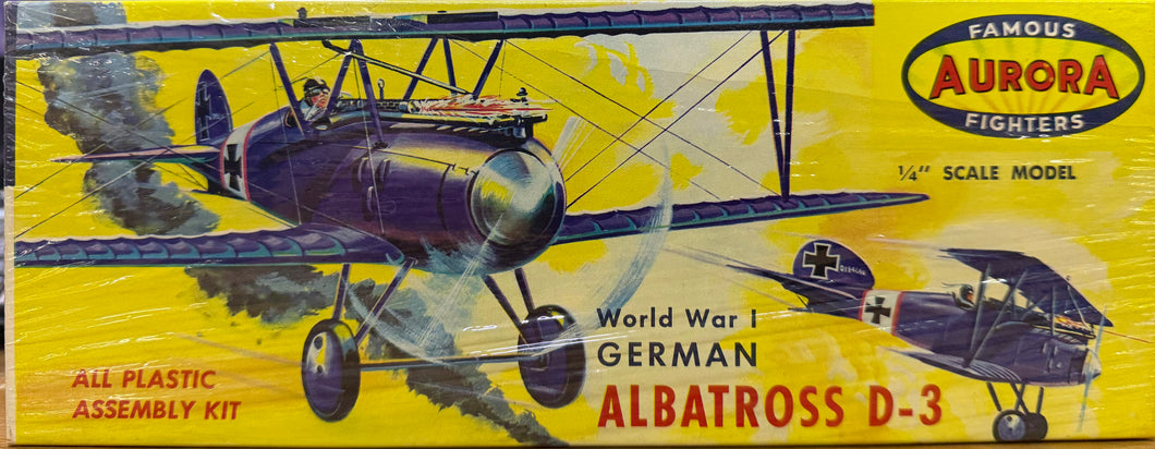 World War I German Albatros D.3, 1/48 1960 ISSUE
