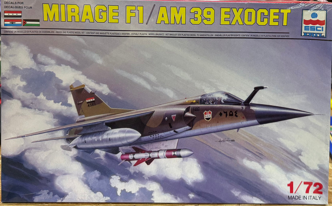 Mirage F1 AM 39 Exocet, 1/72 1988 ISSUE