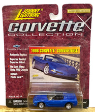 Load image into Gallery viewer, 1998 Corvette Convertible (Blue) - Johnny Lightning - Corvette Collection