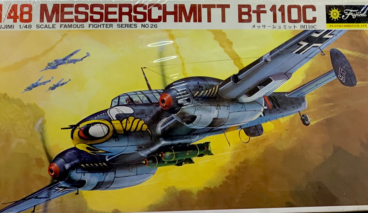 Messerschmitt Bf 110C Famous Fighter Series No.26, 1/48 1975 ISSUE – J ...