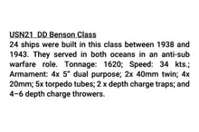 Load image into Gallery viewer, DD Benson Class - 1/2400 Destroyers - 3/pack