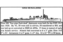 Load image into Gallery viewer, DD Paul Jones - 1/2400 Destroyers - 3/pack