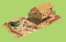 Load image into Gallery viewer, WW2 Jungle Outpost Diorama Kit 1/76 1999 ISSUE