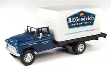 Load image into Gallery viewer, HO Scale 1957 Chevrolet Box Truck, BF Goodrich 1/87