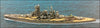 BB Kirishima- 1/2400 Kongo Class battleship; 1942 version. Japan