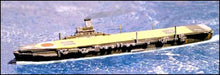 Load image into Gallery viewer, CV Junyo - 1/2400 Hiyo Class aircraft carrier, completed mid-'42, w/ Zekes