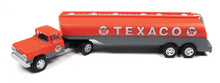 Load image into Gallery viewer, HO Scale 1960 Ford Tractor with Tank Trailer Texaco 1/87