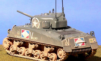 M4A2 Sherman, 1/50 French Army, France, 1944