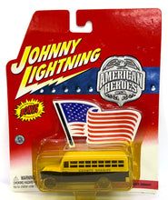 Load image into Gallery viewer, 1956 Chevy Bus - County Sheriff Johnny Lightning American Heroes Series