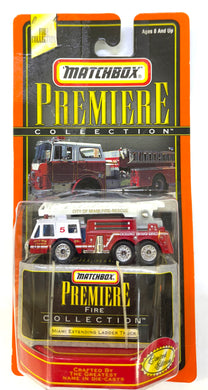 MIAMI EXTENDING LADDER TRUCK Matchbox Premiere Collection Fire Collection