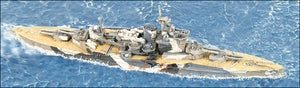BB Warspite 1/2400 United Kingdom Battleship, 3.25