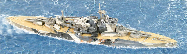 BB Warspite 1/2400 United Kingdom Battleship, 3.25