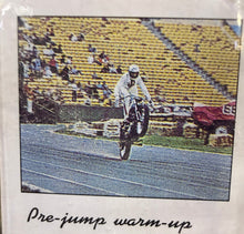 Load image into Gallery viewer, EVEL KNIEVEL Triumph Bonneville T120 1/64 scale Snapshot "Pre-jump warm-up"