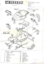 Load image into Gallery viewer, 1951 MG TD 1/43 White Metal Kit, Made in England