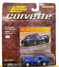 Load image into Gallery viewer, 1963 Corvette Grand Sport (Blue) - Johnny Lightning - Corvette Collection
