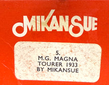 Load image into Gallery viewer, 1933 M.G. Magna Tourer. 1/43 White Metal Kit, Made in England