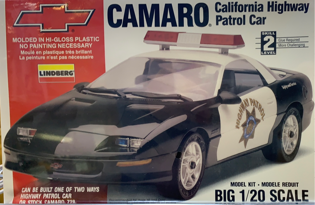 Z28 Camaro California Highway Patrol Car 1/20