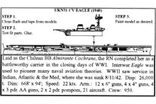 Load image into Gallery viewer, CV Eagle - 1/2400 United Kingdom Aircraft Carrier, 3.25&quot; Long