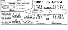 Load image into Gallery viewer, CV Aquila 1/2400 Italian Aircraft Carrier, 3.75&quot; Long