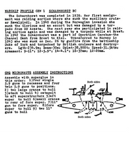 Load image into Gallery viewer, CB Scharnhorst 1/2400 French Cruiser, 3&quot; Long