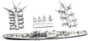 Yahagi 1/2400 Japanese Cruiser, Agano Class. 1944 version. 3" Long