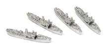 Load image into Gallery viewer, Flower Class 1/2400 United Kingdom Destroyers, 1&quot; Long (4-pack)