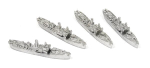 Flower Class 1/2400 United Kingdom Destroyers, 1" Long (4-pack)
