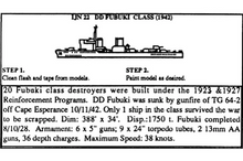 Load image into Gallery viewer, DD Fubuki Class 1/2400 Japanese Destroyers, 2&quot; Long (3-Pack)